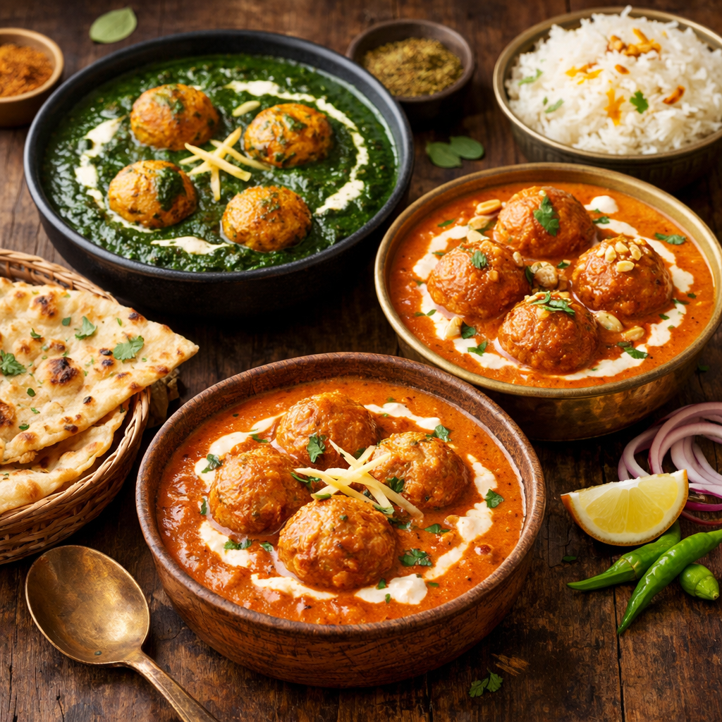 Palak and malai kofta